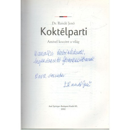 Koktélparti (dedikált)