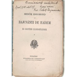 Bajcsányi De Eadem (dedikált)