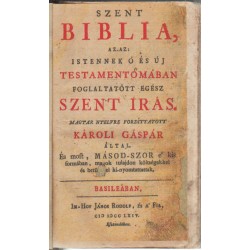 Szent Biblia 1764 Basileá