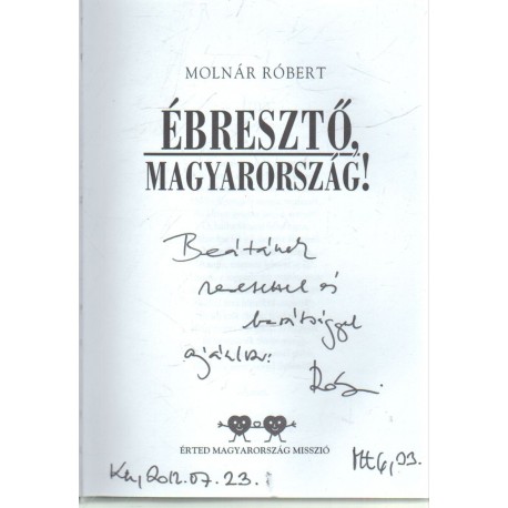 Ébresztő Magyarország! (dedikált)