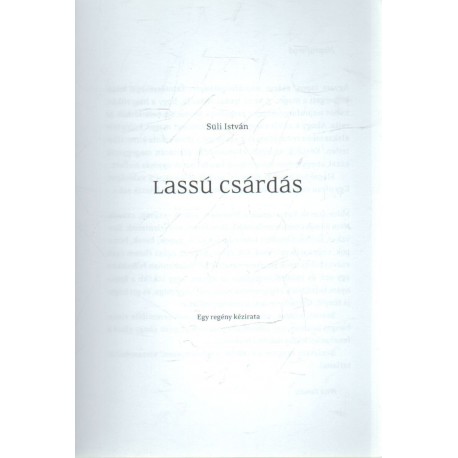 Lassú csárdás (dedikált)