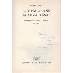 Egy emigráns alakváltásai (dedikált)