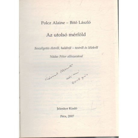 Az utolsó mérföld (dedikált)