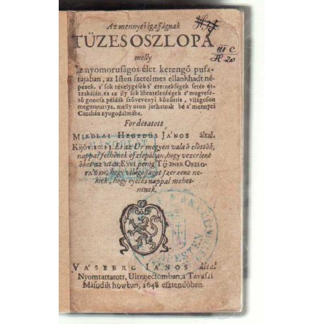 Az mennyei igasságnak tüzes oszlopa