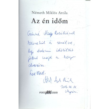 Az én időm (dedikált)