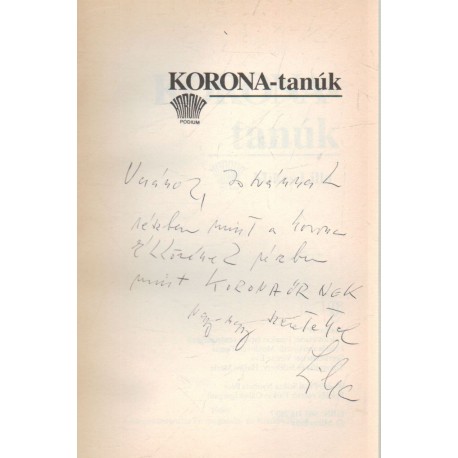 Korona-tanuk (dedikált)
