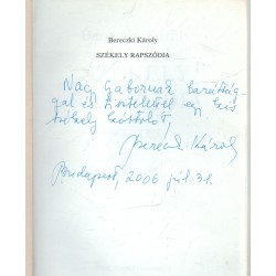 Székely rapszódia (dedikált)
