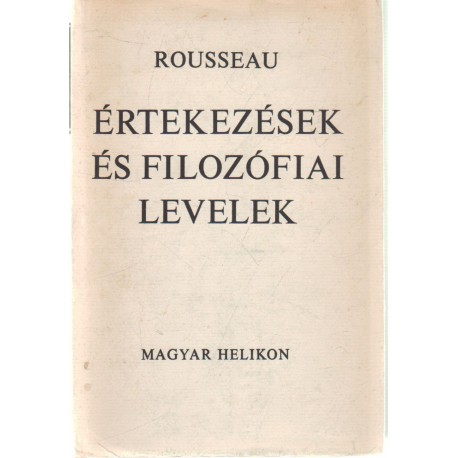 Értekezések és filozófiai levelek