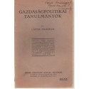Gazdaságpolitikai tanulmányok (dedikált)