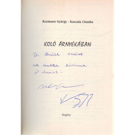 Koló árnyékában (dedikált)