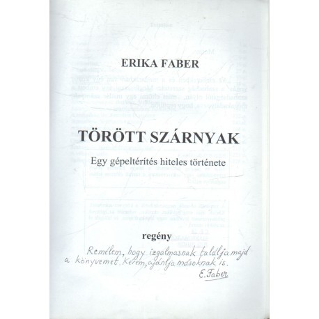 Törött szárnyak (dedikált)