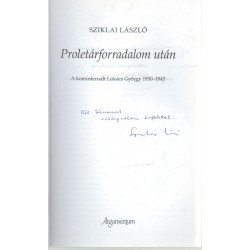 Proletárforradalom után (dedikált)