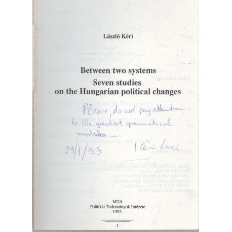 Between two systems (dedikált)