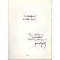 Tiszaalpári emlékfüzet (dedikált)