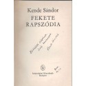 Fekete rapszódia (dedikált)