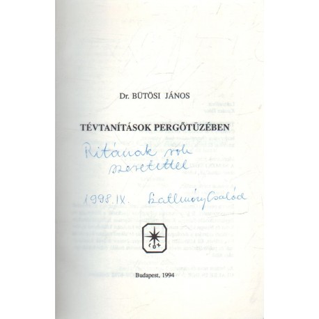 Tévtanítások (dedikált)