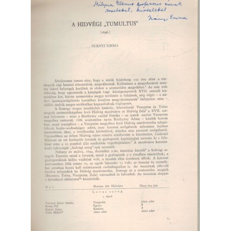 Somogy megye múltjából (dedikált)