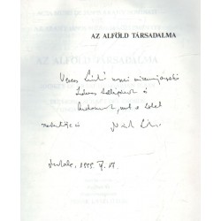 Az alföld társadalma (dedikált)