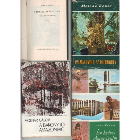 Molnár Gábor vadászkönyvek (4 db)