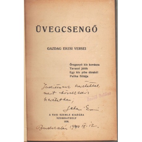 Üvegcsengő (dedikált)