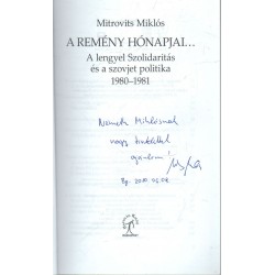 A remény hónapjai (dedikált)