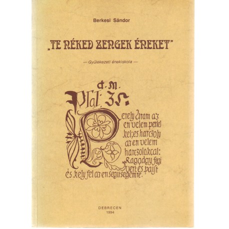 Te néked zengek éneket