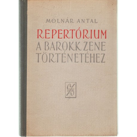 Repertórium a barokk zene történetéhez