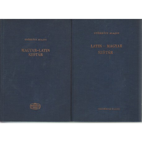 Magyar-latin szótár I-II.