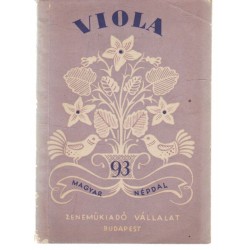Viola -93 magyar népdal (lila)