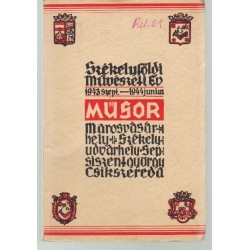 Műsor- Marosvásárhely, Spesiszentgyörgy,Székelyudvarhely, Csíkszereda