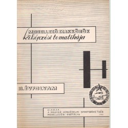 Modellező szakkörök kiképzési tematikája