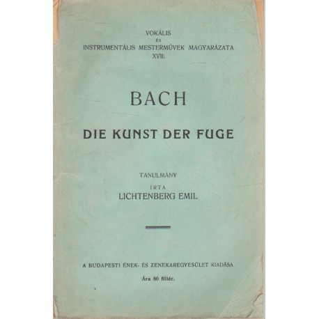 Bach die Kunst der Fuge