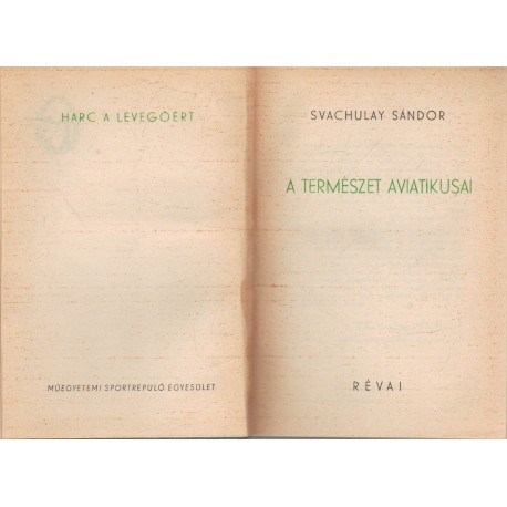 A természet aviatikusai