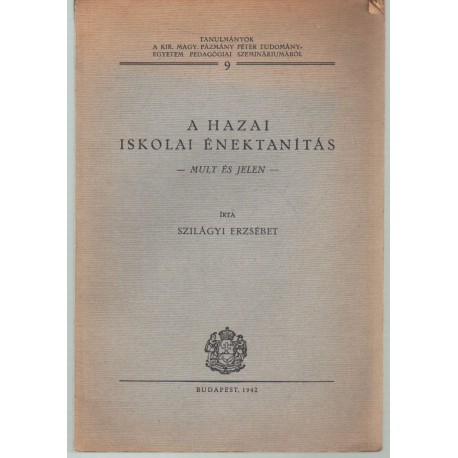 A hazai iskolai énektanítás