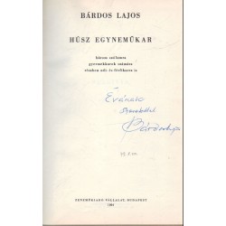 Húsz egyneműkar (dedikált)