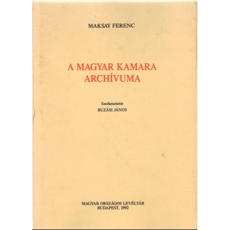 A Magyar Kamara archívuma
