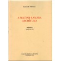 A Magyar Kamara archívuma