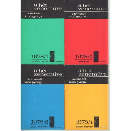 A hét zeneműve 1979. teljes (4 db.)
