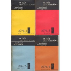 A hét zeneműve 1975. teljes (4 db.)