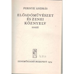 Előadóművészet és zenei köznyelv