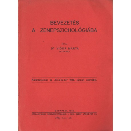 Bevezetés a zenepszichológiába