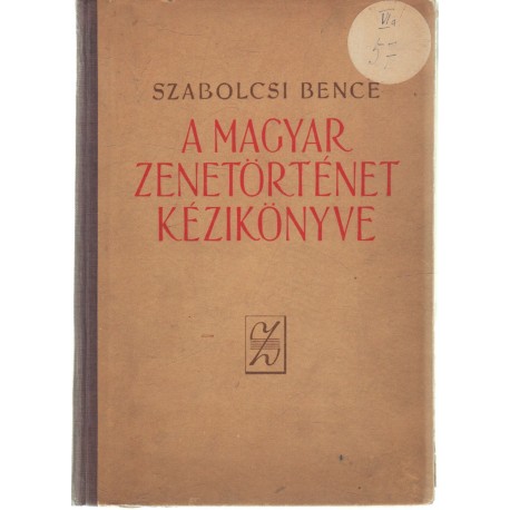 A magyar zenetörténet kézikönyve