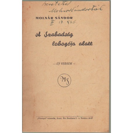 A szabadság lobogója alatt (aláírt)