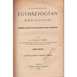 A katholikus egyházjogtan kézikönyve 1-2.