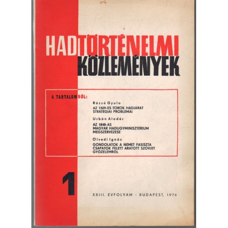 Hadtörténelmi közlemények