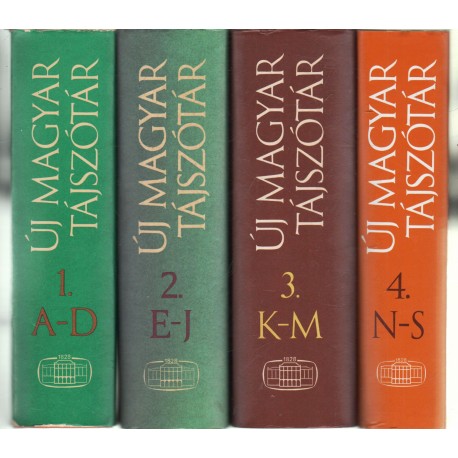 Új magyar tájszótár A-S 1-4.kötet !!