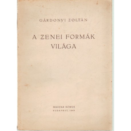 A zenei formák világa