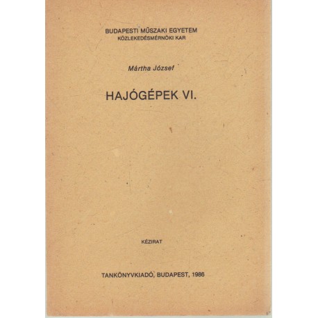 Hajógépek VI.
