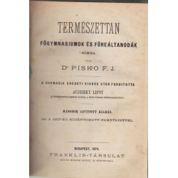 Természettan főgymnasiumok és főreáltanodák számára