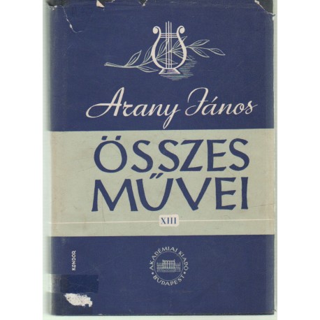 Arany János összes művei XIII.